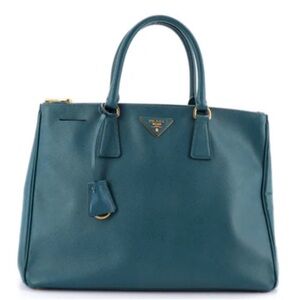 Prada Blue Leather Satchel